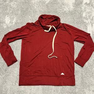 California Cowboy Shirt Mens Small Red Long Sleeve Casual Bamboo